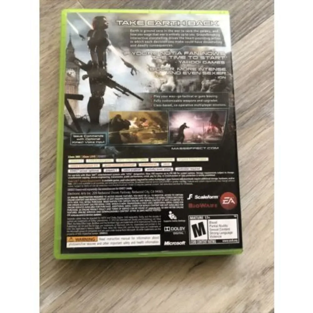*Mass Effect 3 (Microsoft Xbox 360, 2012) . Pre Owned